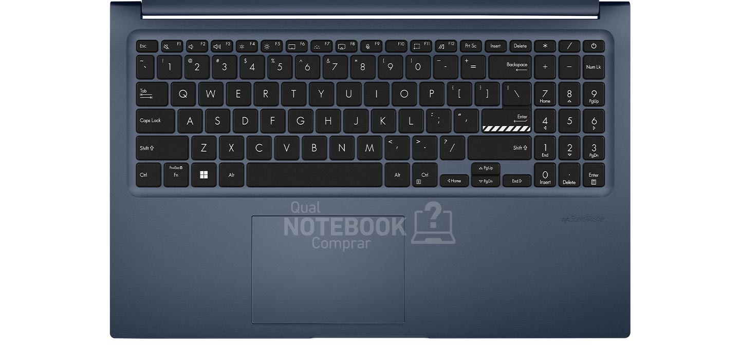 ASUS VivoBook 15 X1502ZA Notebook Intermediario de 15-6 polegadas com CPU processador Intel de 12a geracao - Teclado ABNT e touchpad