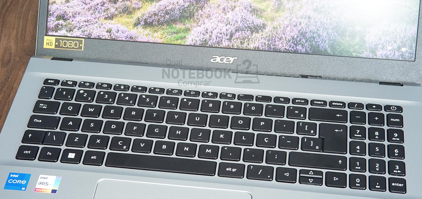 Acer Aspire 3 A315-59-51YG - Teclado ABNT do notebook