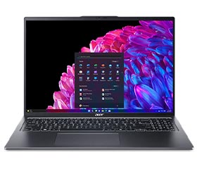 Notebook Acer Swift Go SFG16-72T Cinza