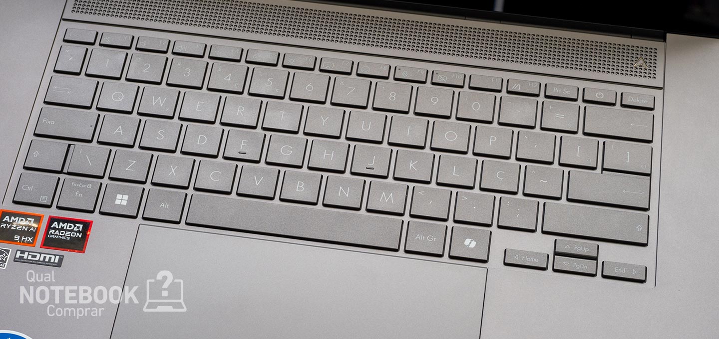 ASUS ZenBook S 16 UM5606WA-RJ265W - Teclado ABNT do notebook