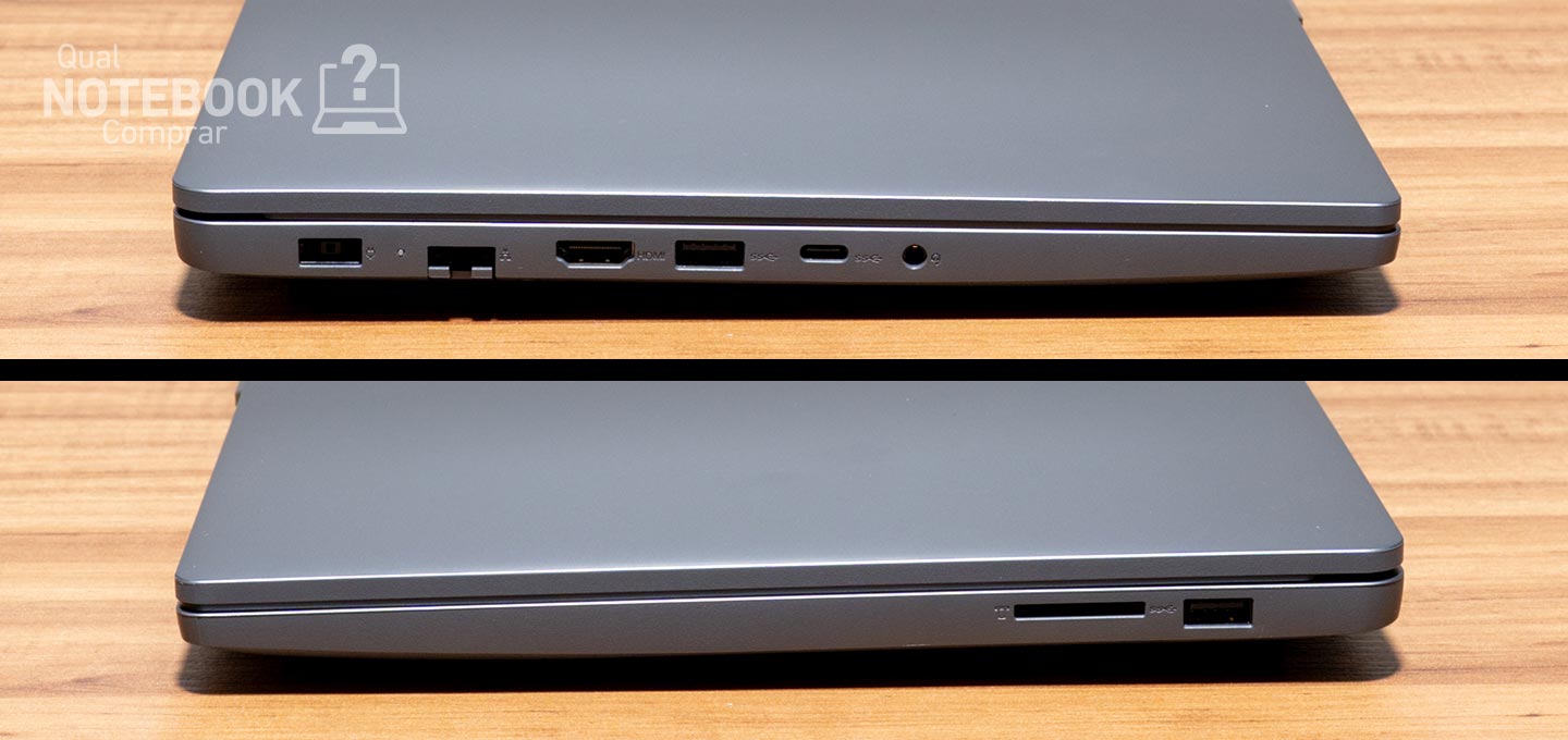 Lenovo LOQ Essential 83MES00000 - Portas e conexoes do notebook