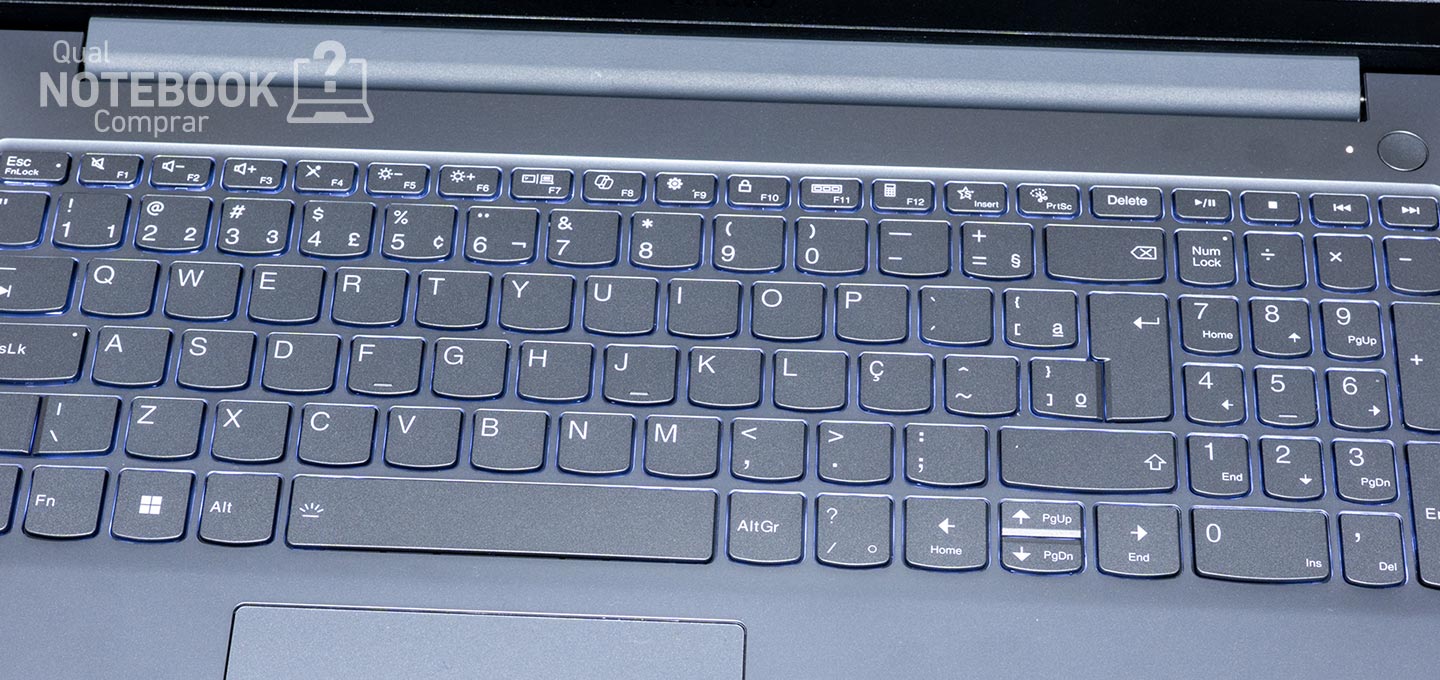 Lenovo LOQ Essential 83MES00000 - Teclado ABNT retroiluminado do notebook