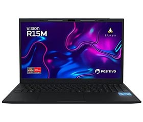 Notebook Positivo Vision R15M preto