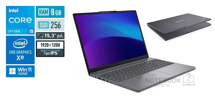 Lenovo IdeaPad Slim 3i 83NS0003BR Core i5 | SSD 256 GB | IPS