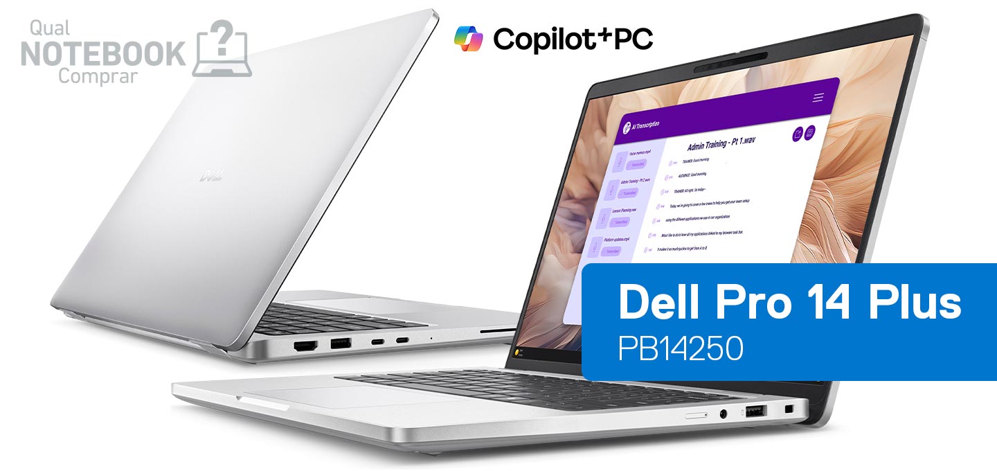 notebook laptop Dell Pro 14 Plus PB14250 Intel Core copilot empresarial corporativo